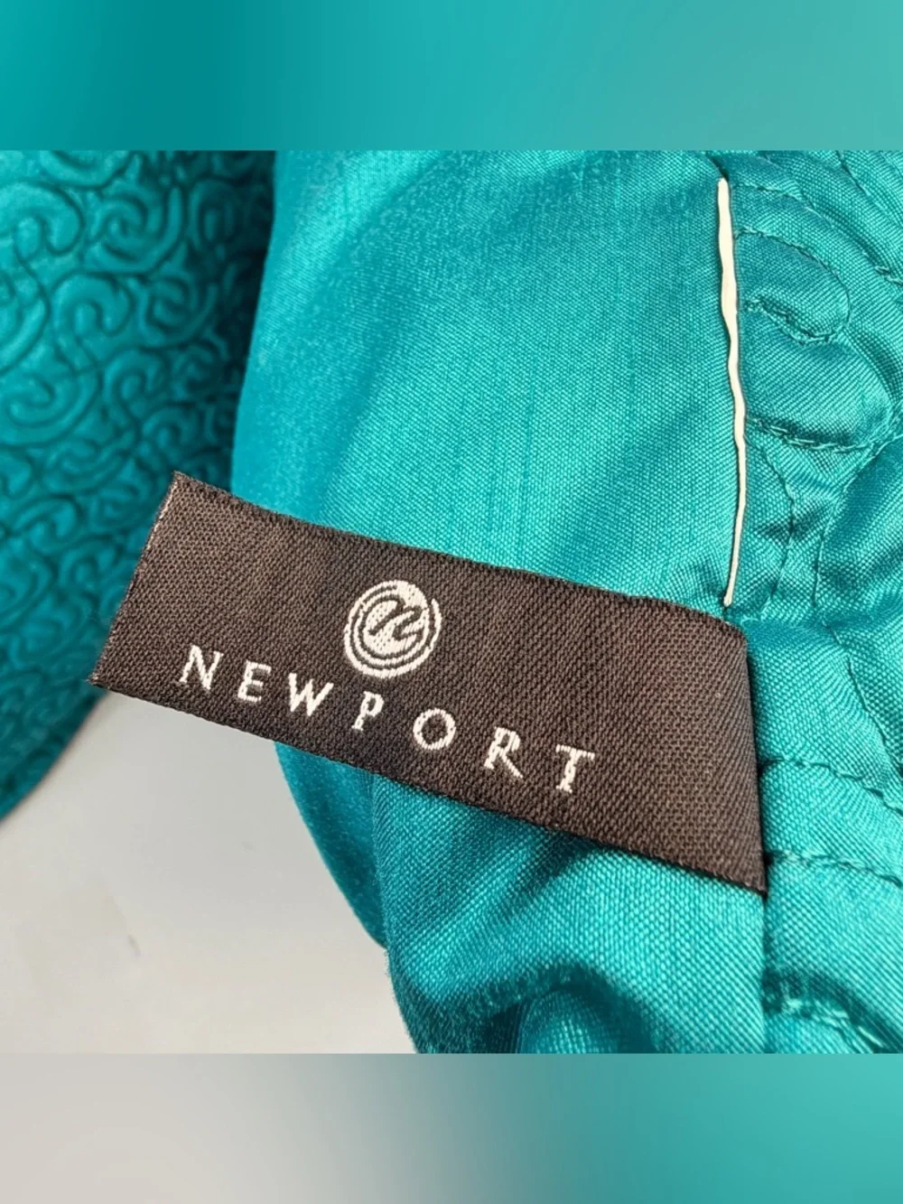 Teal Quilted Throw Pillow Set 19x19 Textured Swirl Accent Pair